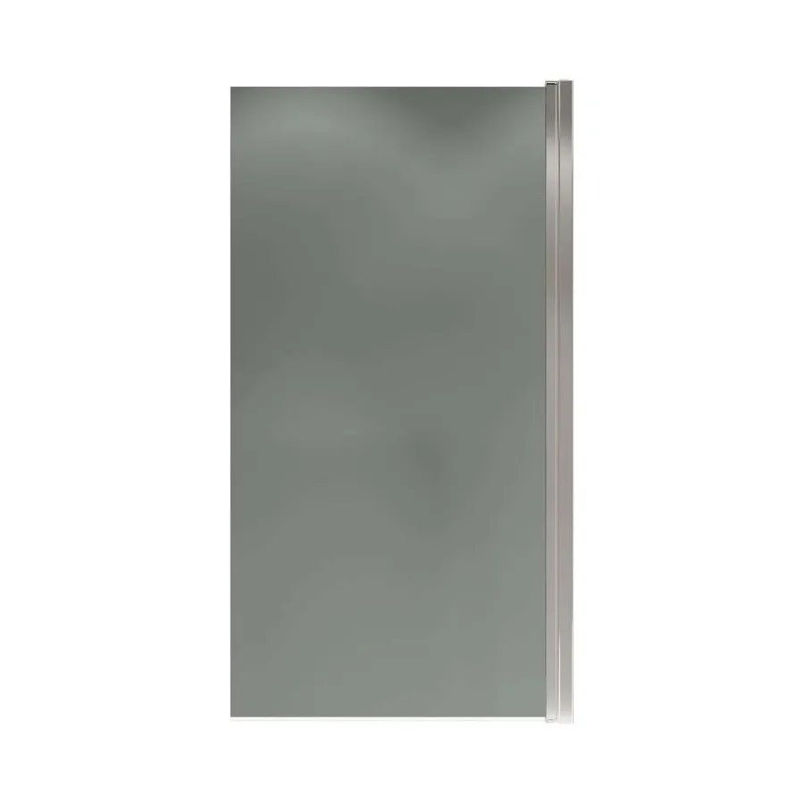 Шторка на ванну распашная Terminus Ното 150х70 тонированная, хром