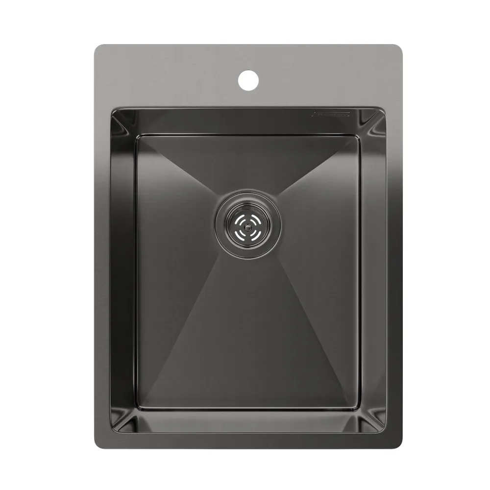 Кухонная мойка Rivelato Rinox 3850 PVD, черный