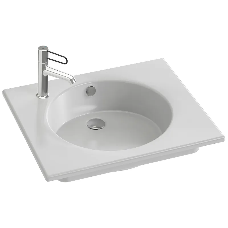 EB2520-R5-N18+EXBA112-Z-00 Комплект ODEON RIVE Мебель для раковины-столешницы, 60 см с раковиной EXBA112-Z-00