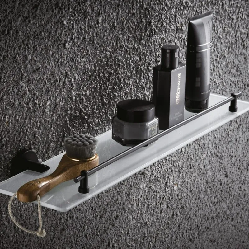 Полка стеклянная D-Lin D260111, черный