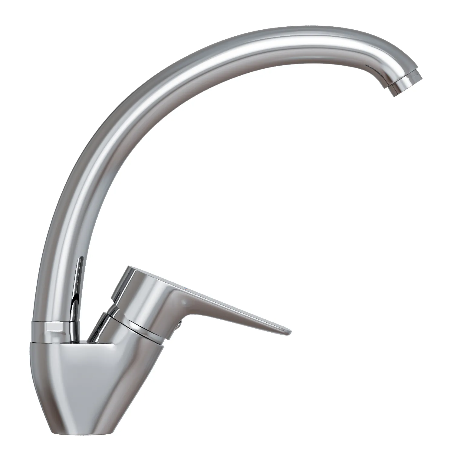 Смеситель для кухни 35k MIXLINE МЛ14-031(ML14-031)выс.излив б/отв боковая п/гайку (без подводки) (556611)