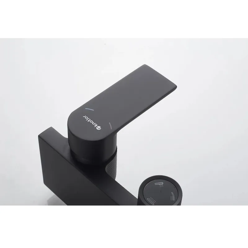 Душевая система Knotlor KN-72/BL, черный