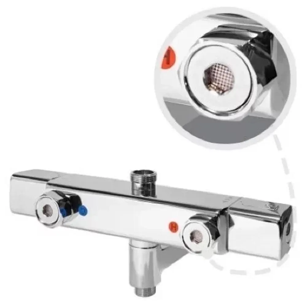 Душевая система с термостатом Grocenberg GB7005CR, хром