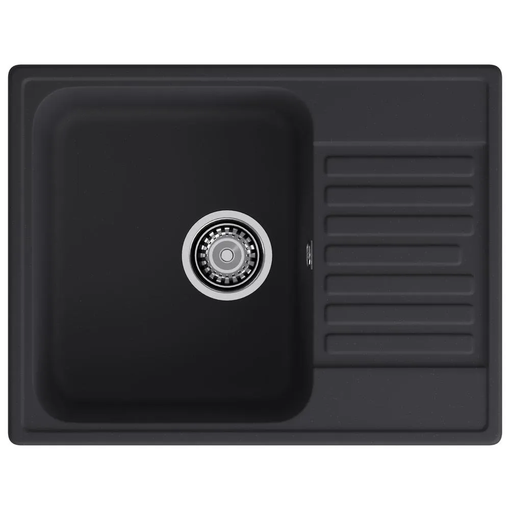 Кухонная мойка GranFest QUARZ 13, черный