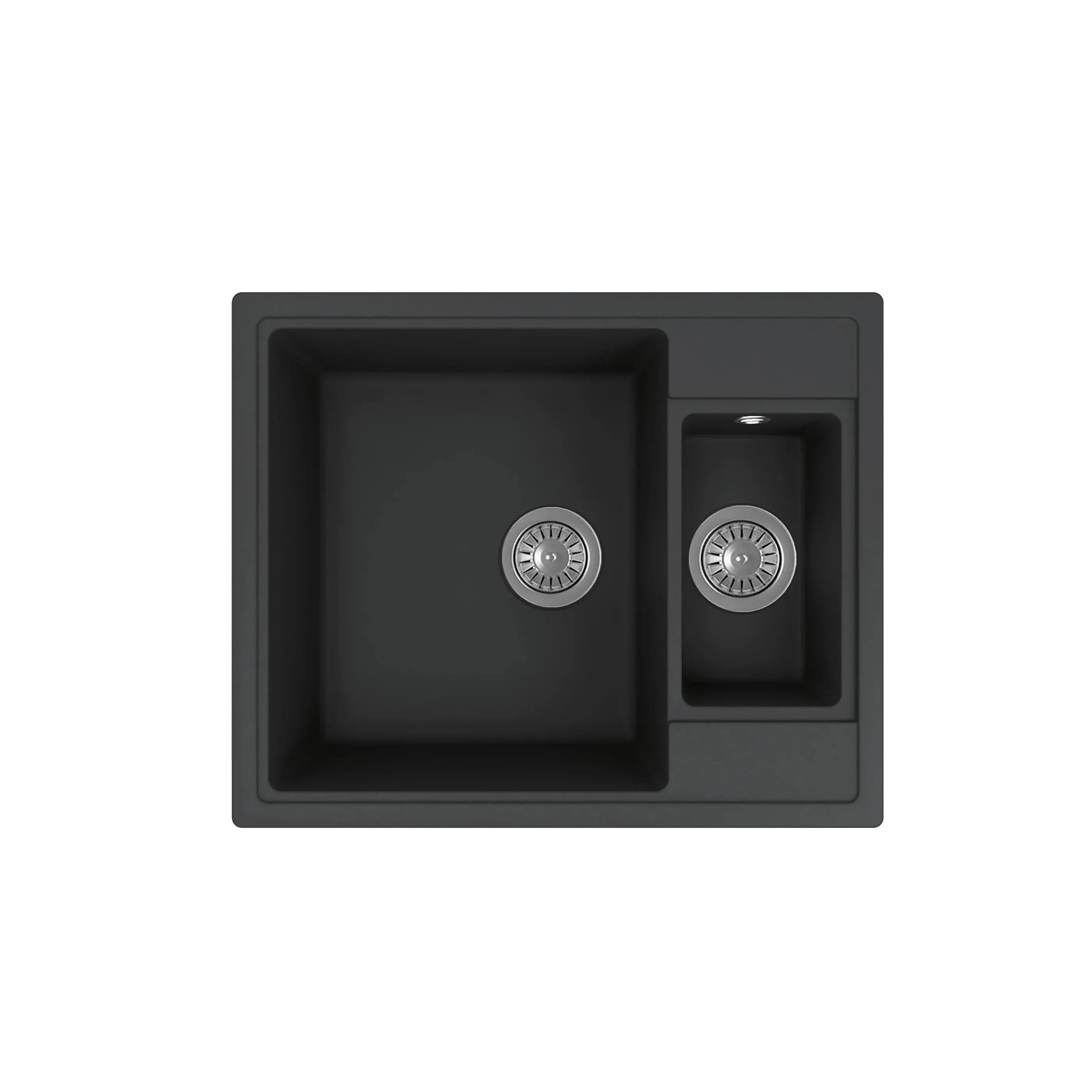 Кухонная мойка Florentina ЛИПСИ 20.465.D0620.302, антрацит