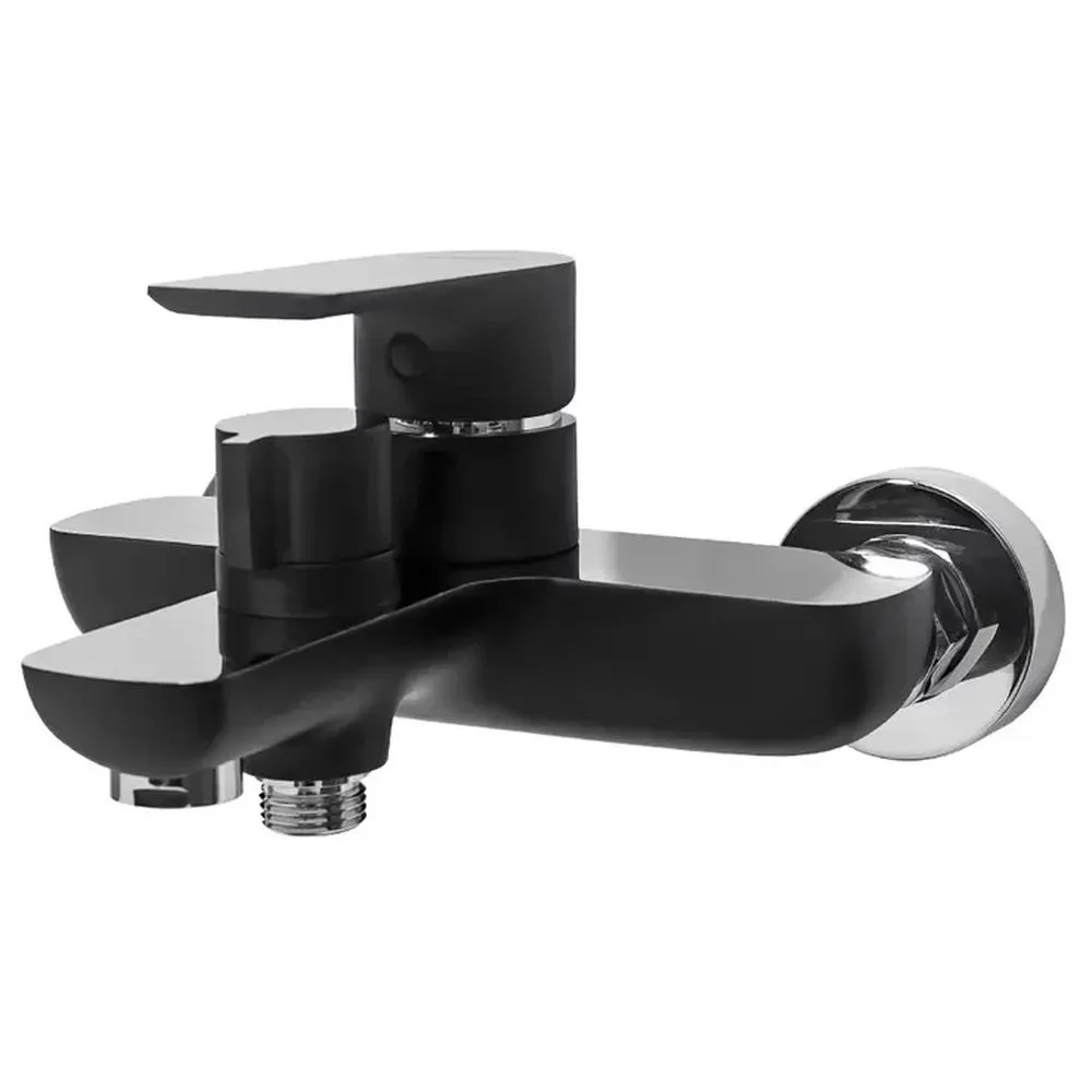 Набор для ванны 3 в 1 Hansberge H7099BC, черный/хром