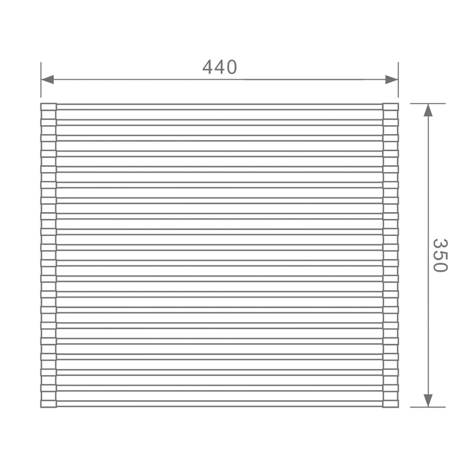 Ролл-мат Raglo R730.44.03, золотой сатин