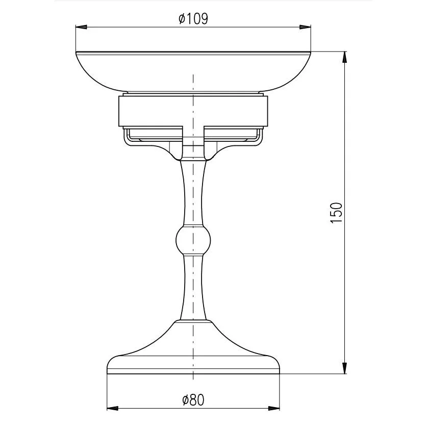 Мыльница Rav Slezak MORAVA MKA0301B, белый