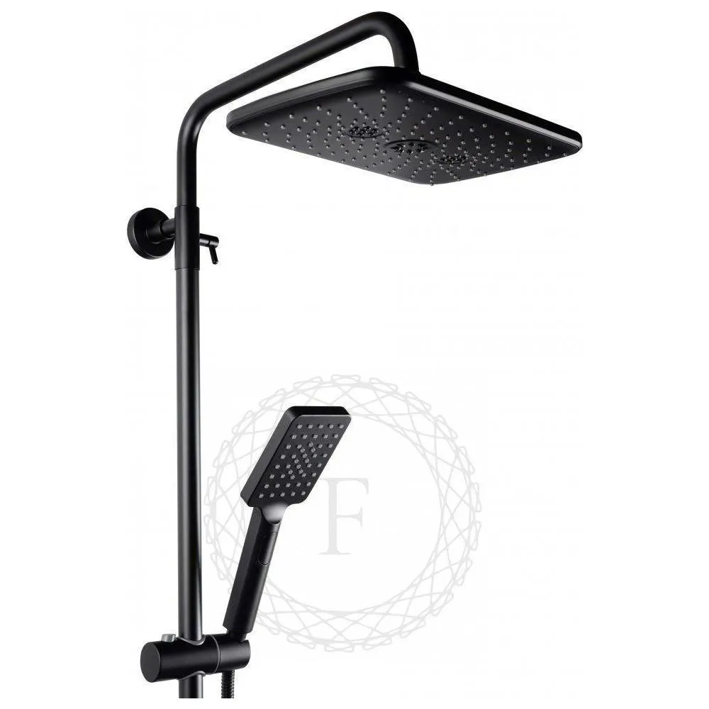 Душевая система с термостатом FILARETE FL2050BL, черный