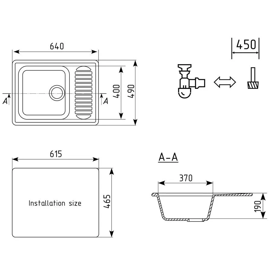 Кухонная мойка Ulgran U-202-307, терракот