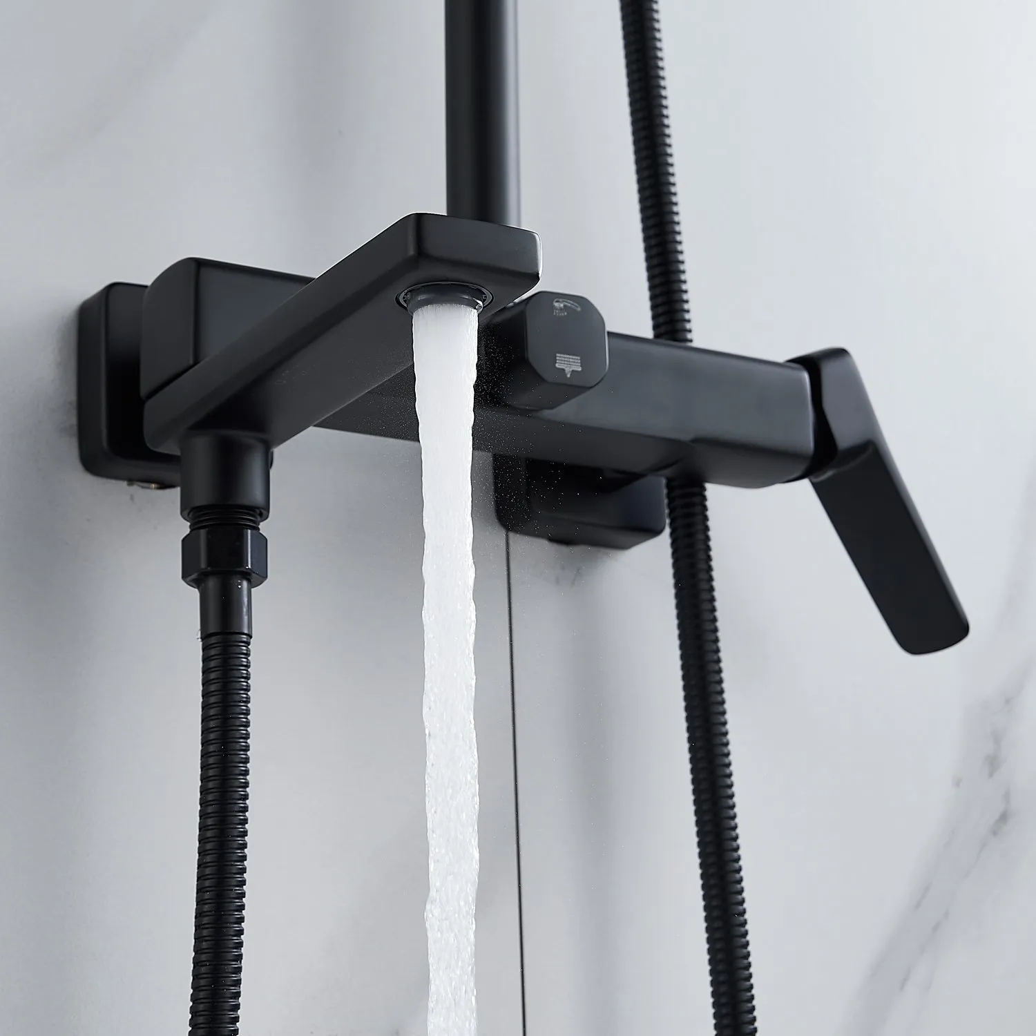 Душевая система Raffine F3699H, черный