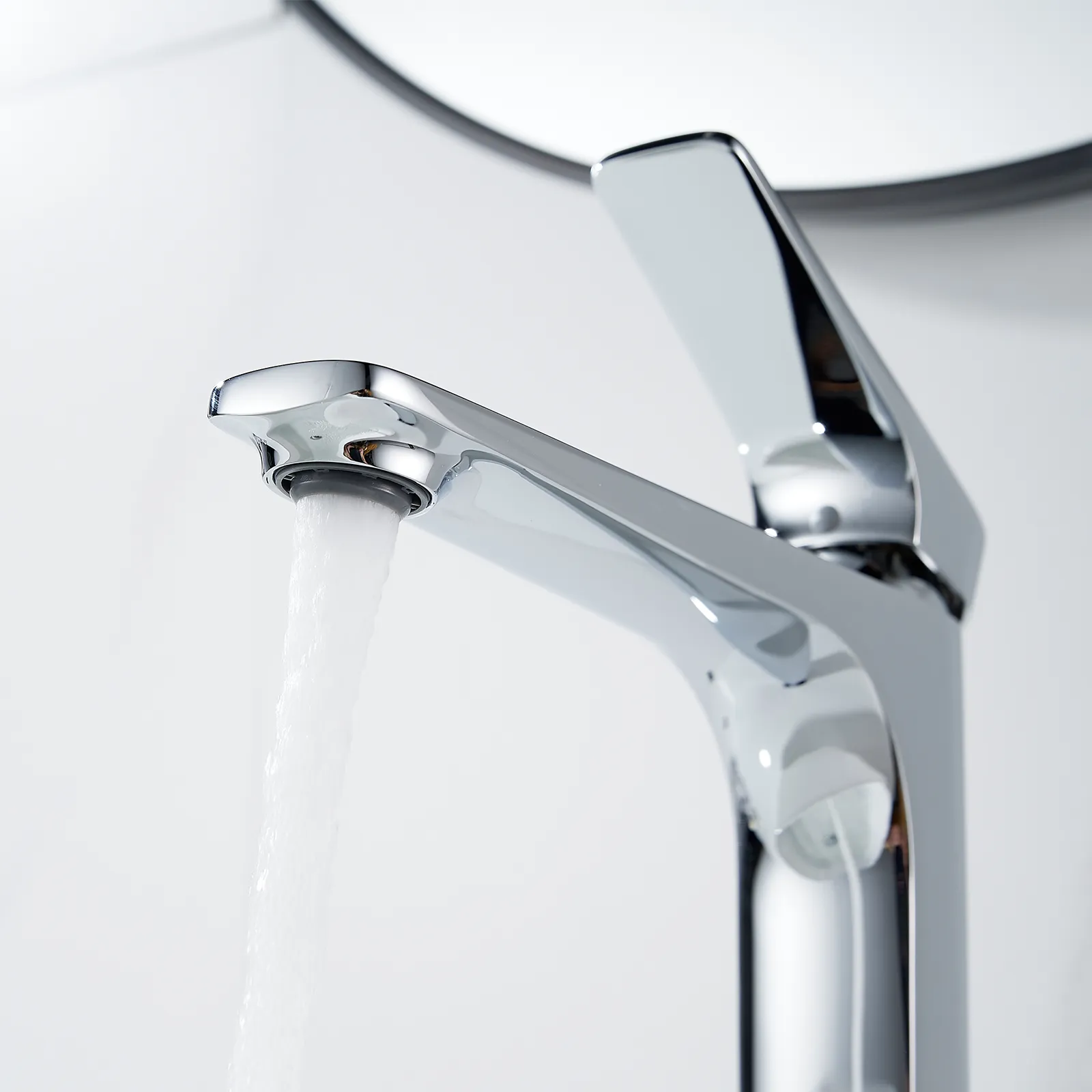 Смеситель для раковины высокий Shevanik S4211, хром