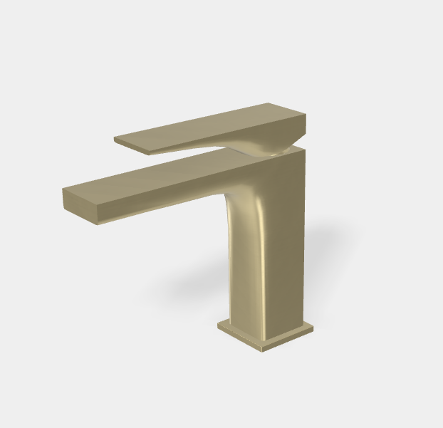 Смеситель для раковины Fima Carlo Frattini Zeta, брашированный шампань (F3961NHS)