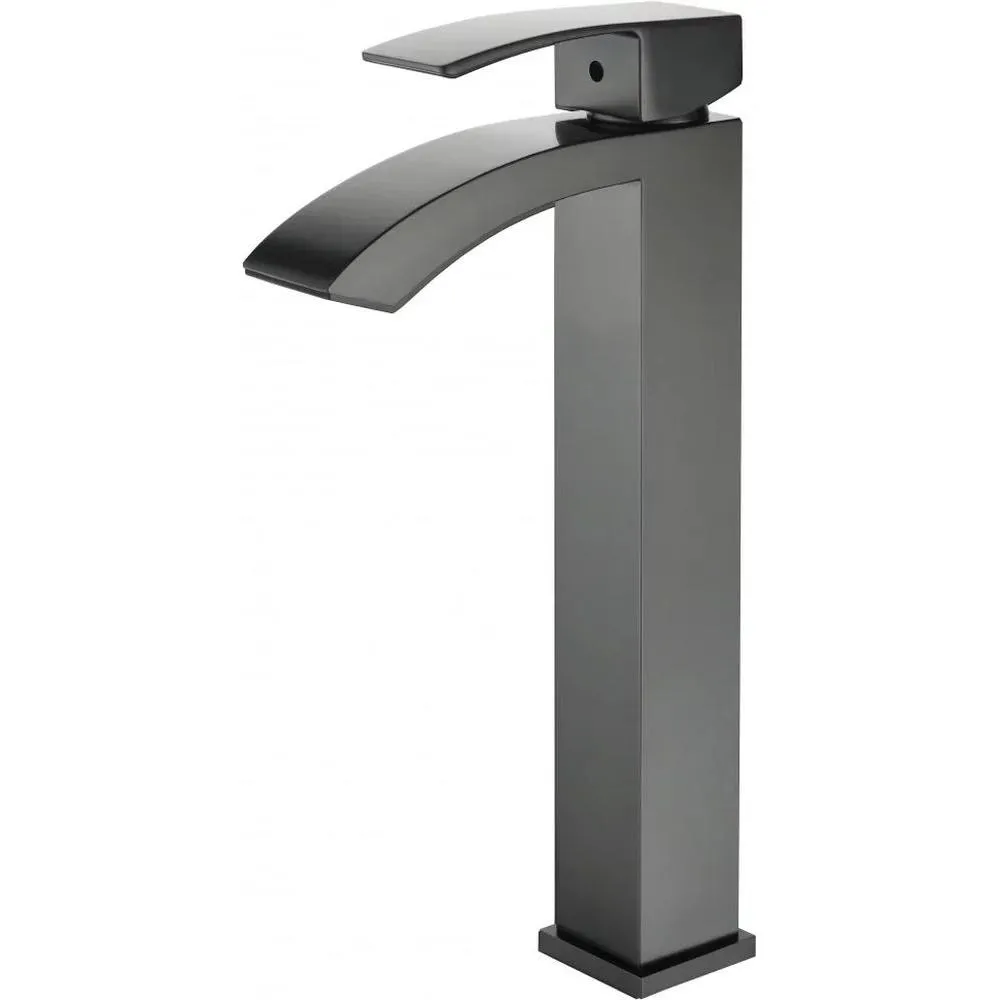 Смеситель для раковины высокий Grocenberg GB3007BG, графит