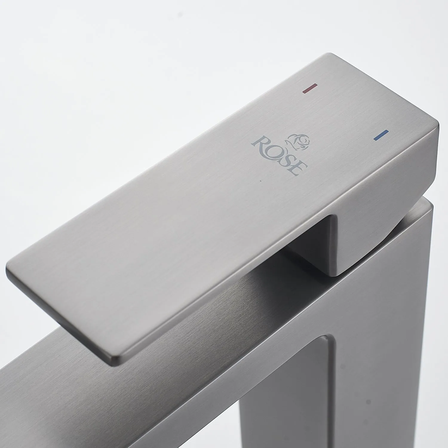 Смеситель для раковины Rose R1801T-1, оружейная сталь