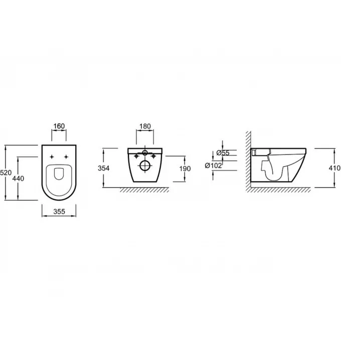 E21751RU-00 Унитаз c инсталляцией Jacob Delafon Rodin+, сиденье тонкое микролифт, клавиша хром (E29025+E4316+EDY102+E23280)