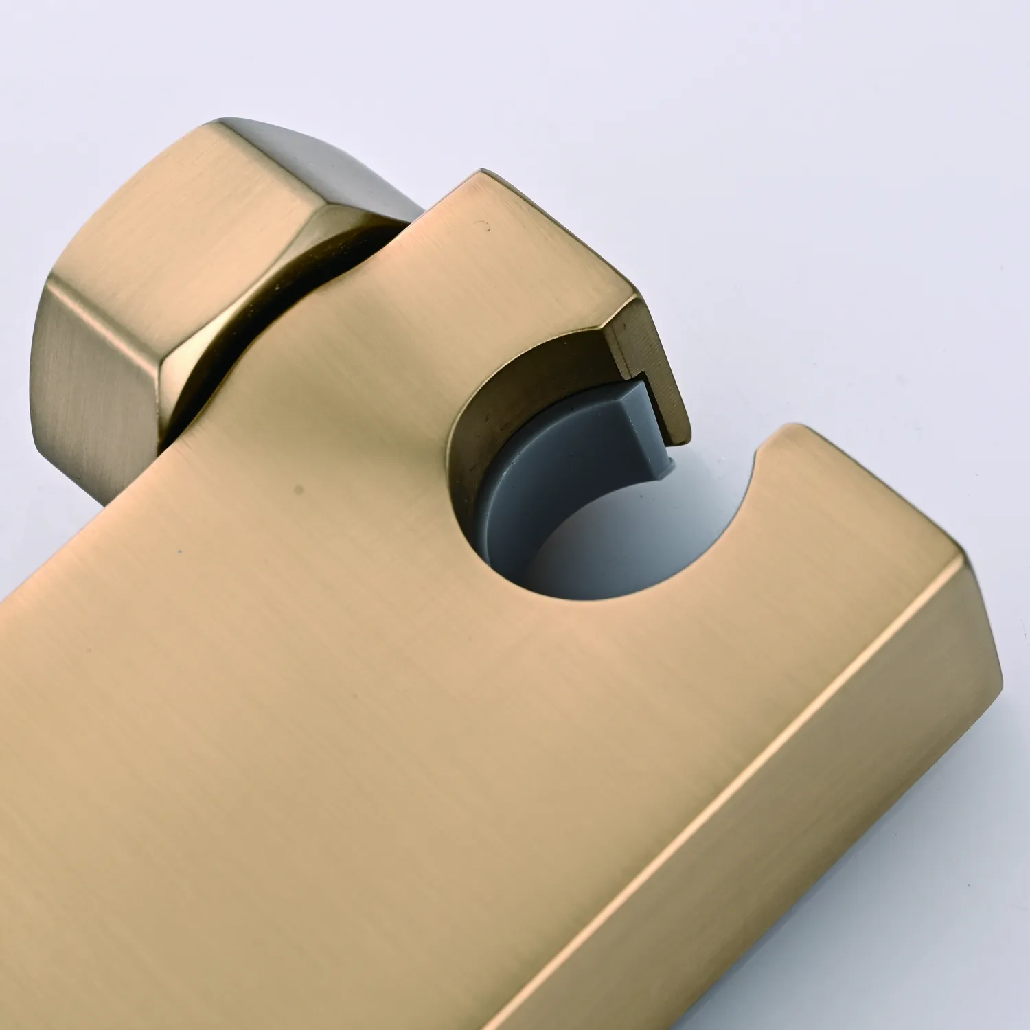 Гигиенический душ со смесителем Rose R1805G-1, золотой сатин