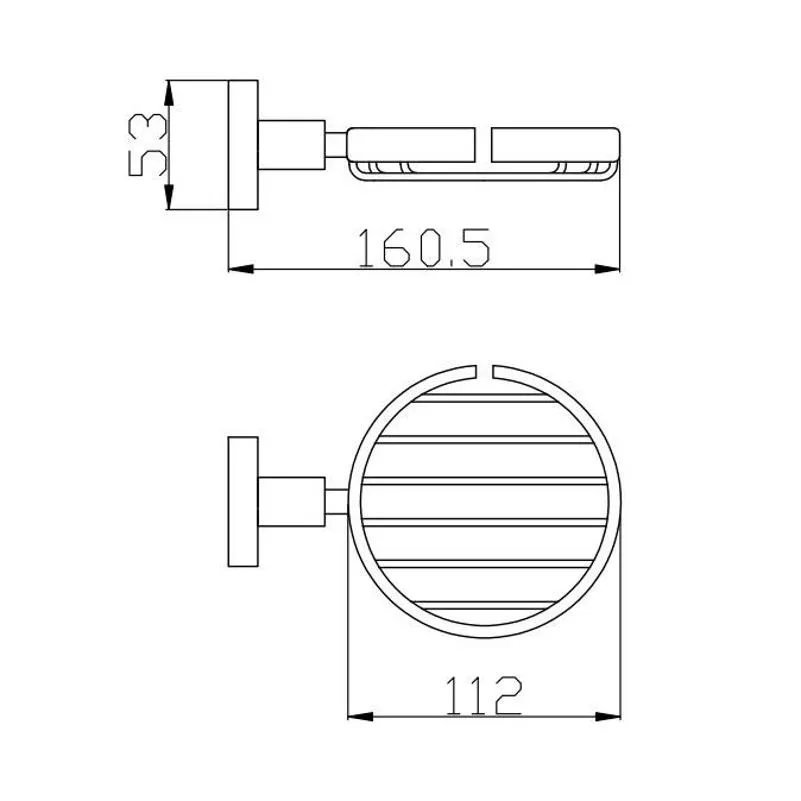 Мыльница Rav Slezak COLORADO COA0301Z, золото