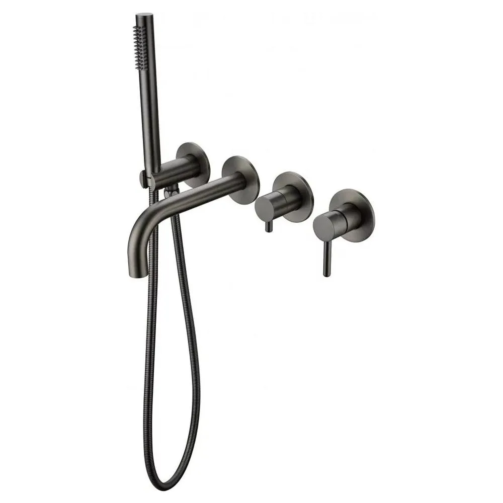 Смеситель для ванны встраиваемый Grocenberg GB5070BG, графит