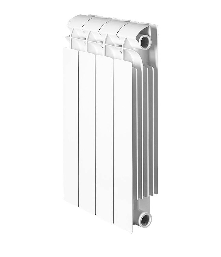 Биметаллический радиатор Global Style Plus 500, 4 секции, боковое подключение