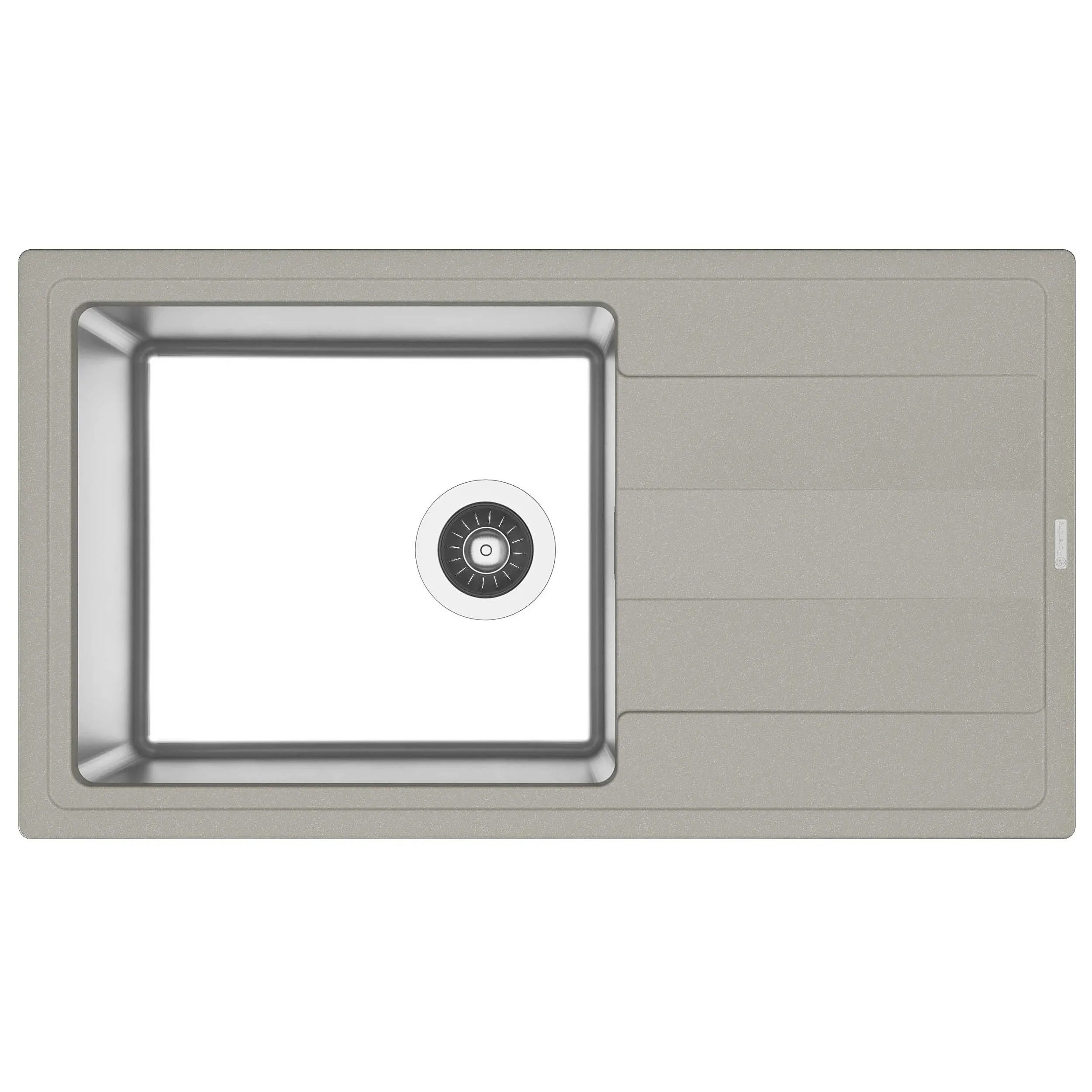Кухонная мойка Florentina КОМБИ 21.400.D0860.305, грей