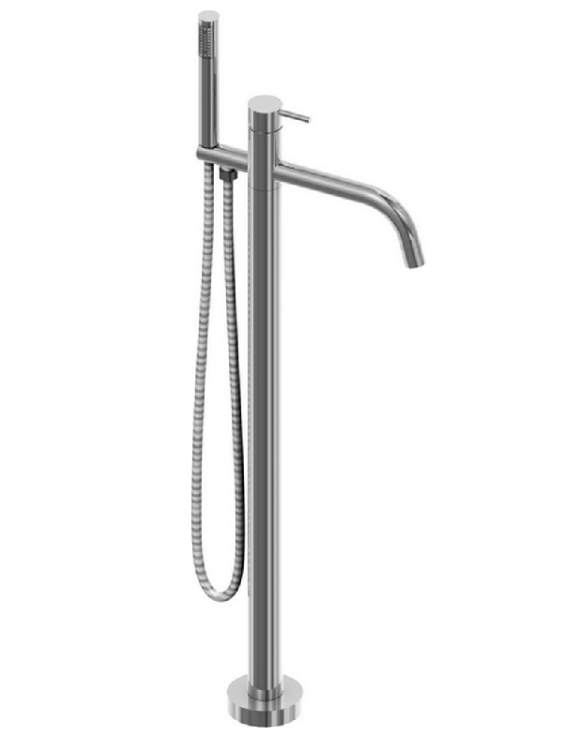 Смеситель для ванны и душа Cisal Xion, Brushed Stainless Steel (XI004204D1)