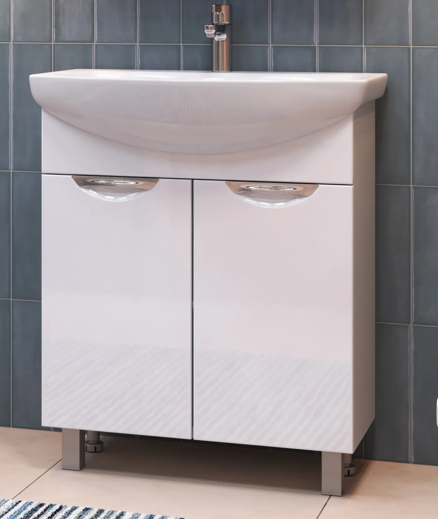 Тумба с раковиной напольная VIGO Callao tn.CAL.BAL.70.2D, 70 см