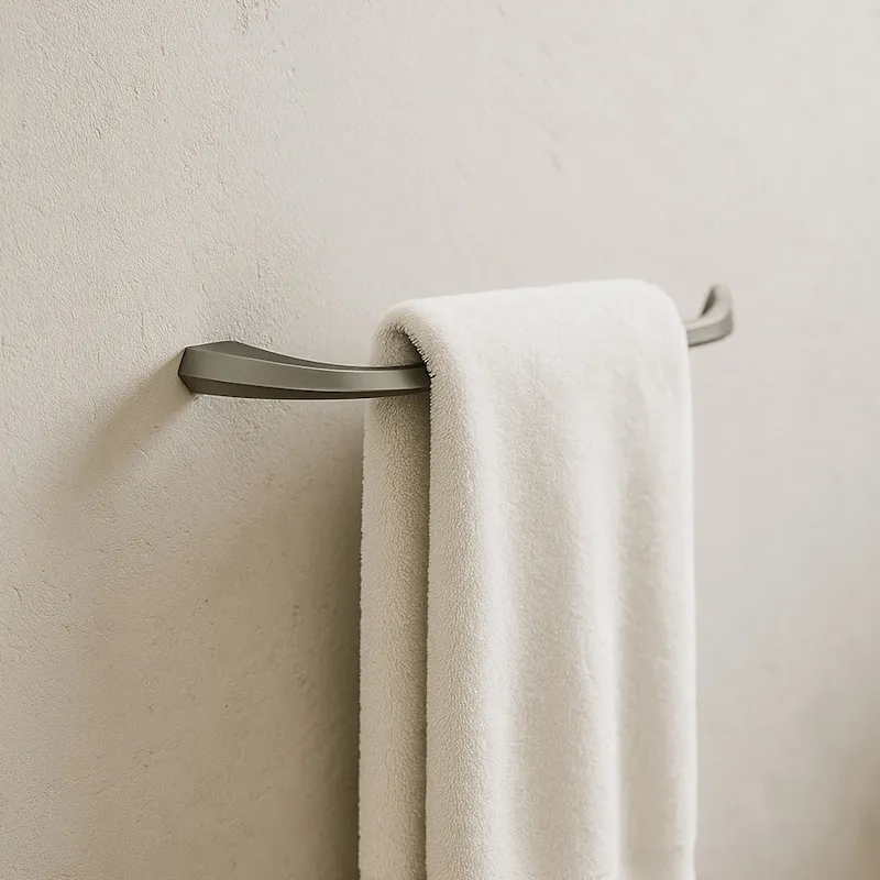 Полотенцедержатель Knotlor TH103GM, оружейная сталь