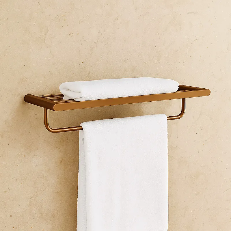 Полка для полотенец Knotlor  TR102RB, бронза