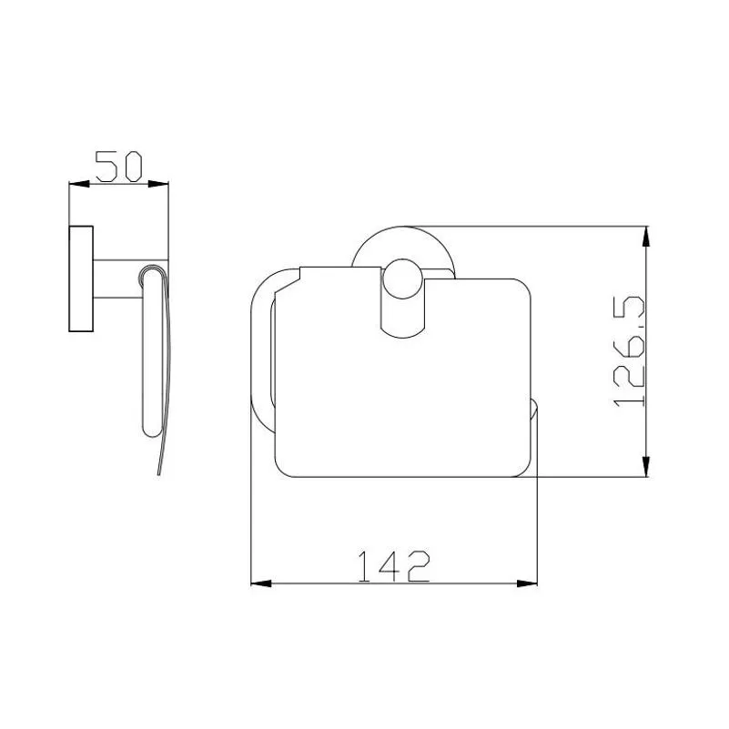 Держатель для туалетной бумаги Rav Slezak COLORADO COA0400, хром