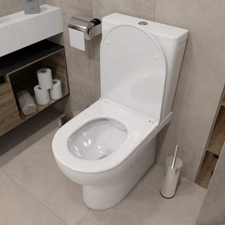 Унитаз напольный Maretti Sofia безободковый с микролифтом, SF10NBM50-844, белый