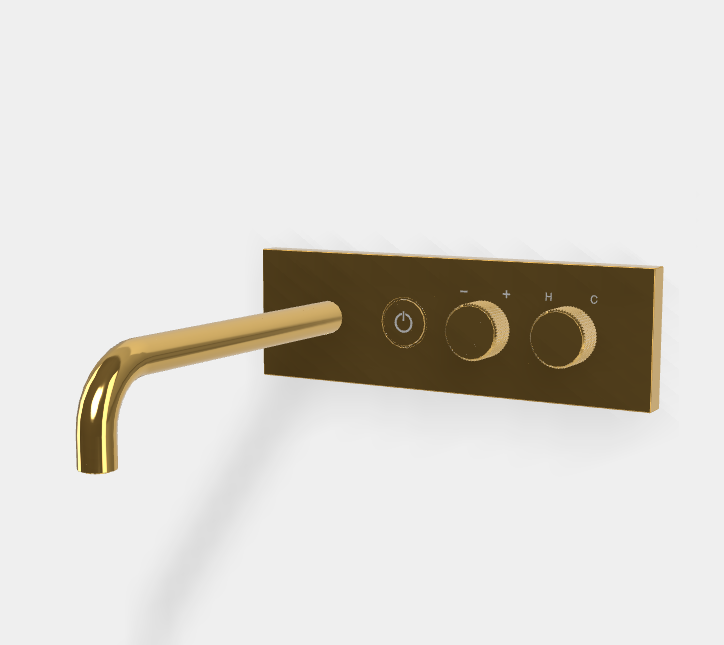 Смеситель для раковины Fima Carlo Frattini Switch ON, золото (F5951LX5OR)