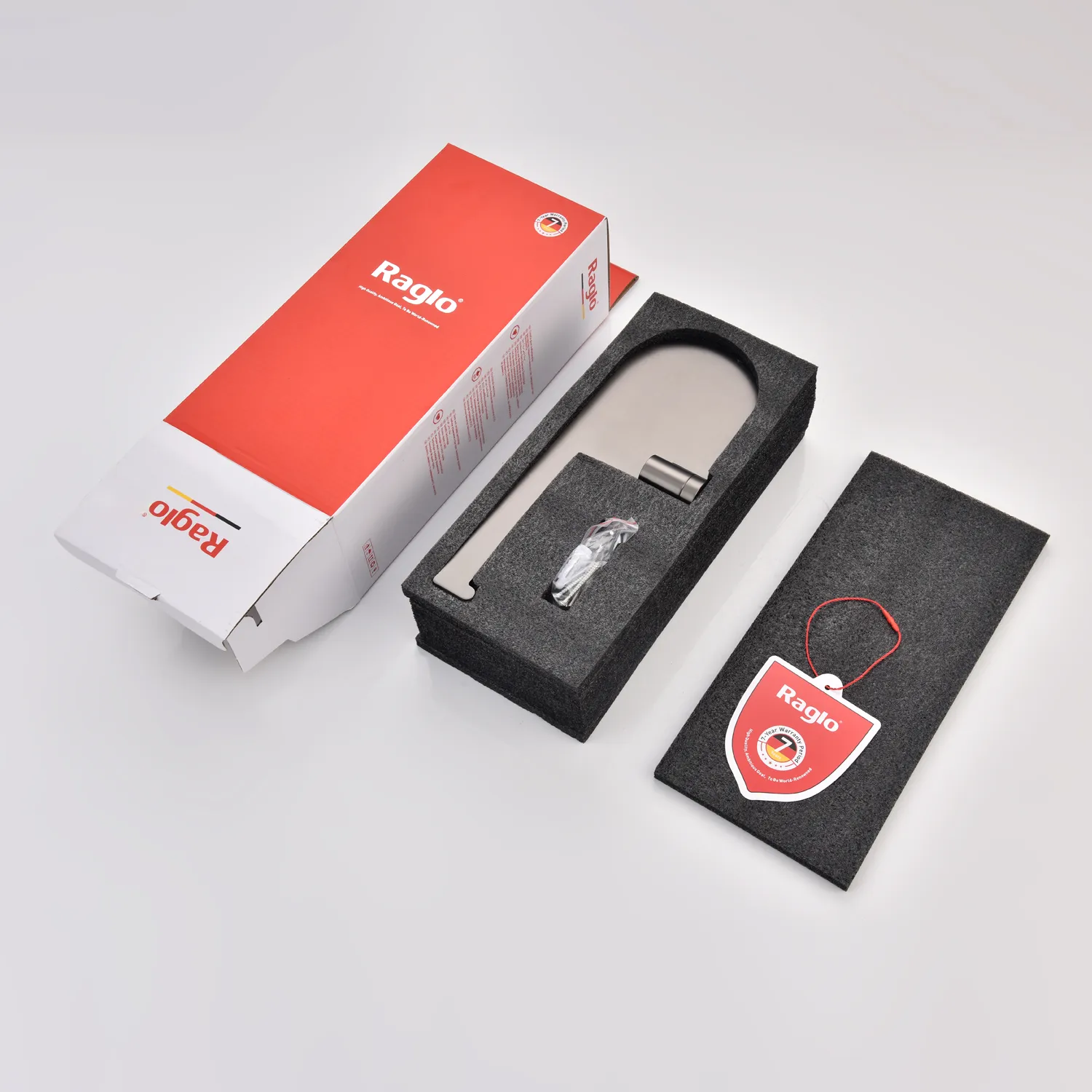 Держатель для туалетной бумаги Raglo R300.03.09 с полкой,графит