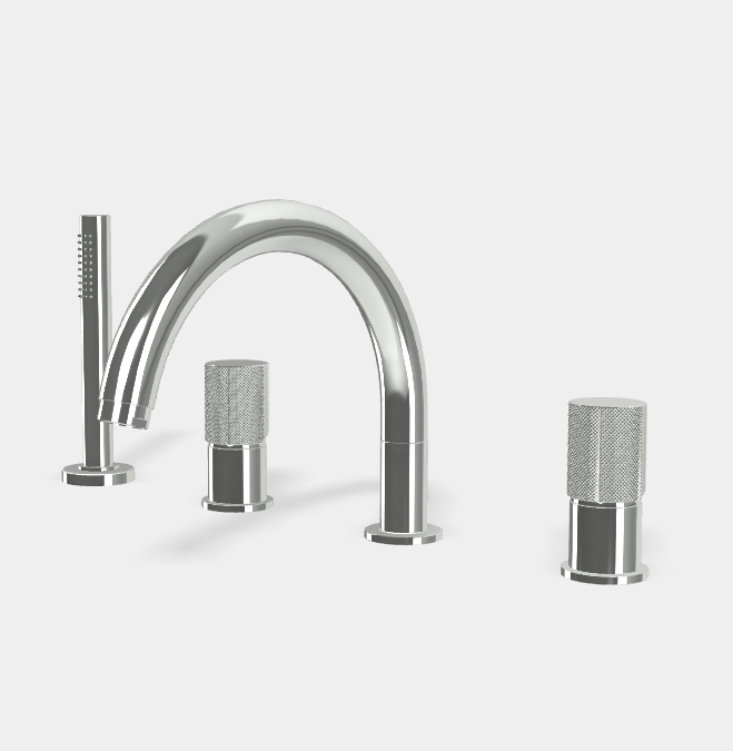 Смеситель для ванны и душа Fima Carlo Frattini Spillo Tech, G Collection, хром (F3044TNGCR)