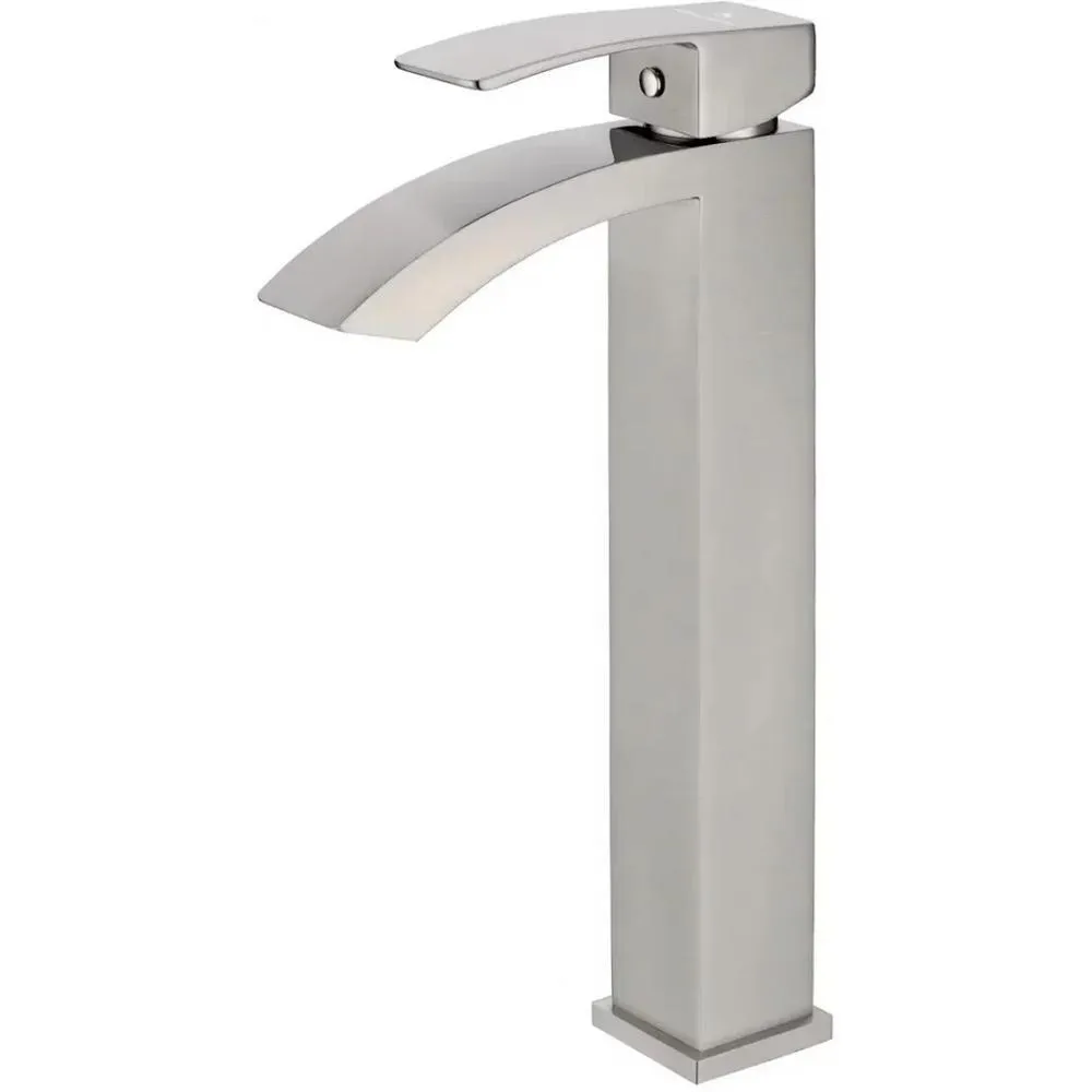 Смеситель для раковины высокий Grocenberg GB3007NK, никель