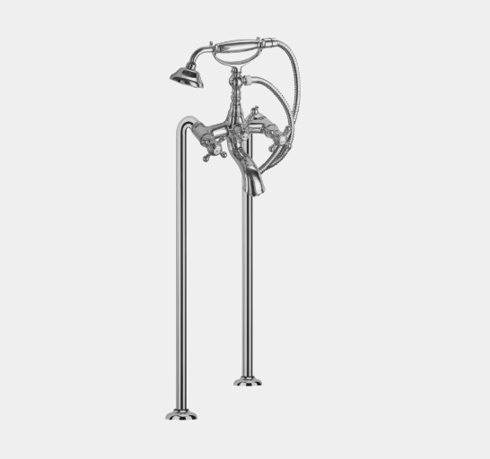 Смеситель для ванны и душа Fima Carlo Frattini Elizabeth, античная бронза (F5084/4BR)