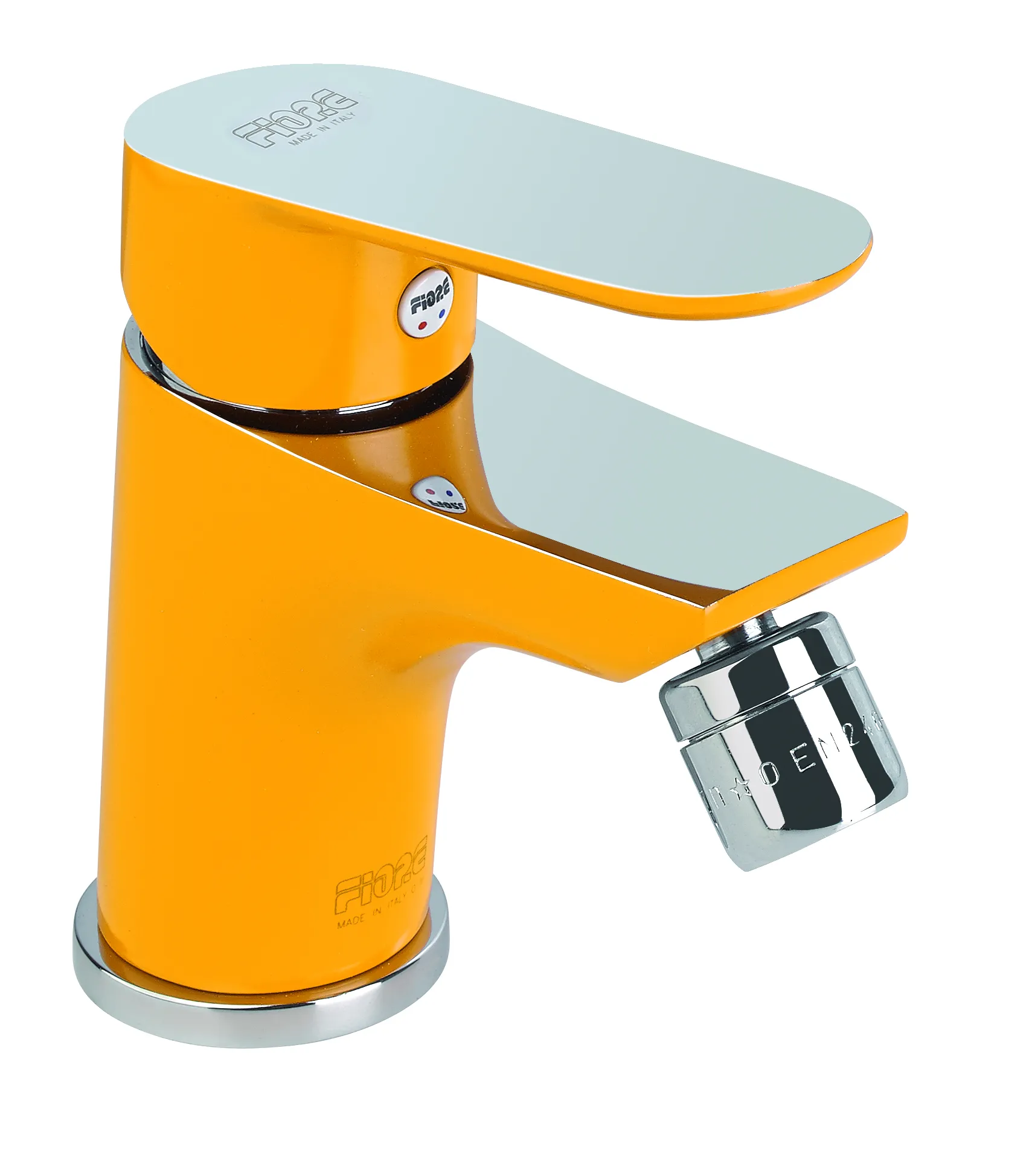 Смеситель для биде Fiore KEVON CHIC 81YX8130, хром/желтый