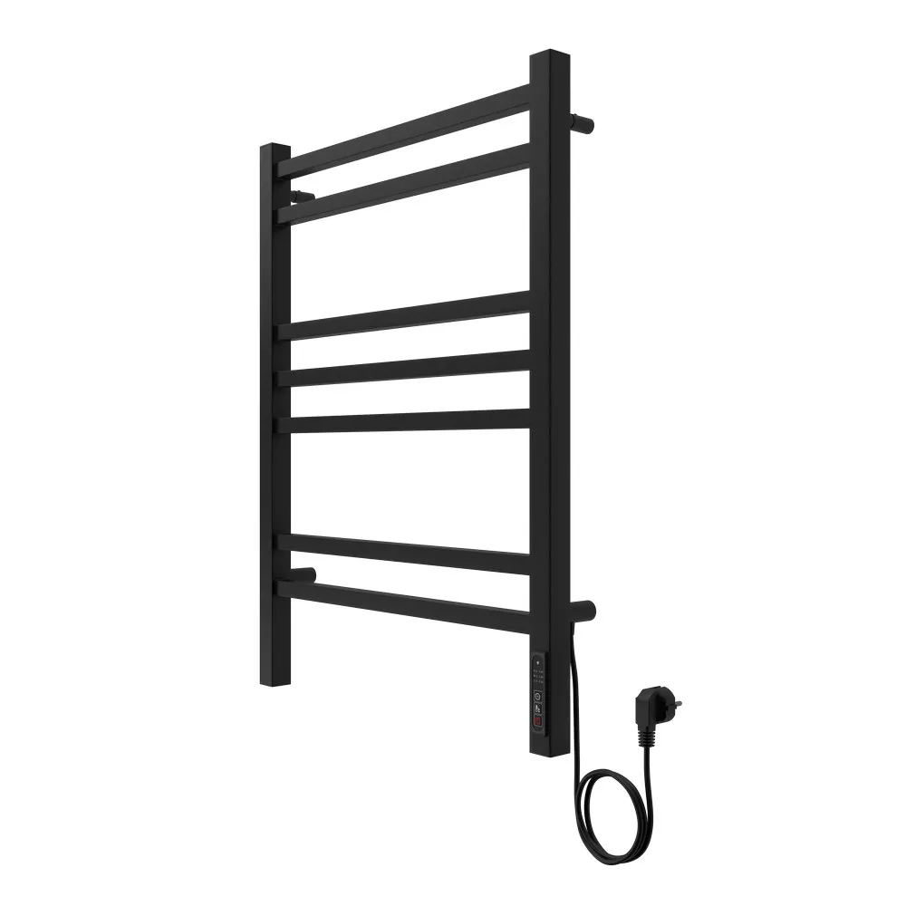 Полотенцесушитель электрический Aquatek Альтаир П7 500х700, quick touch, черный муар