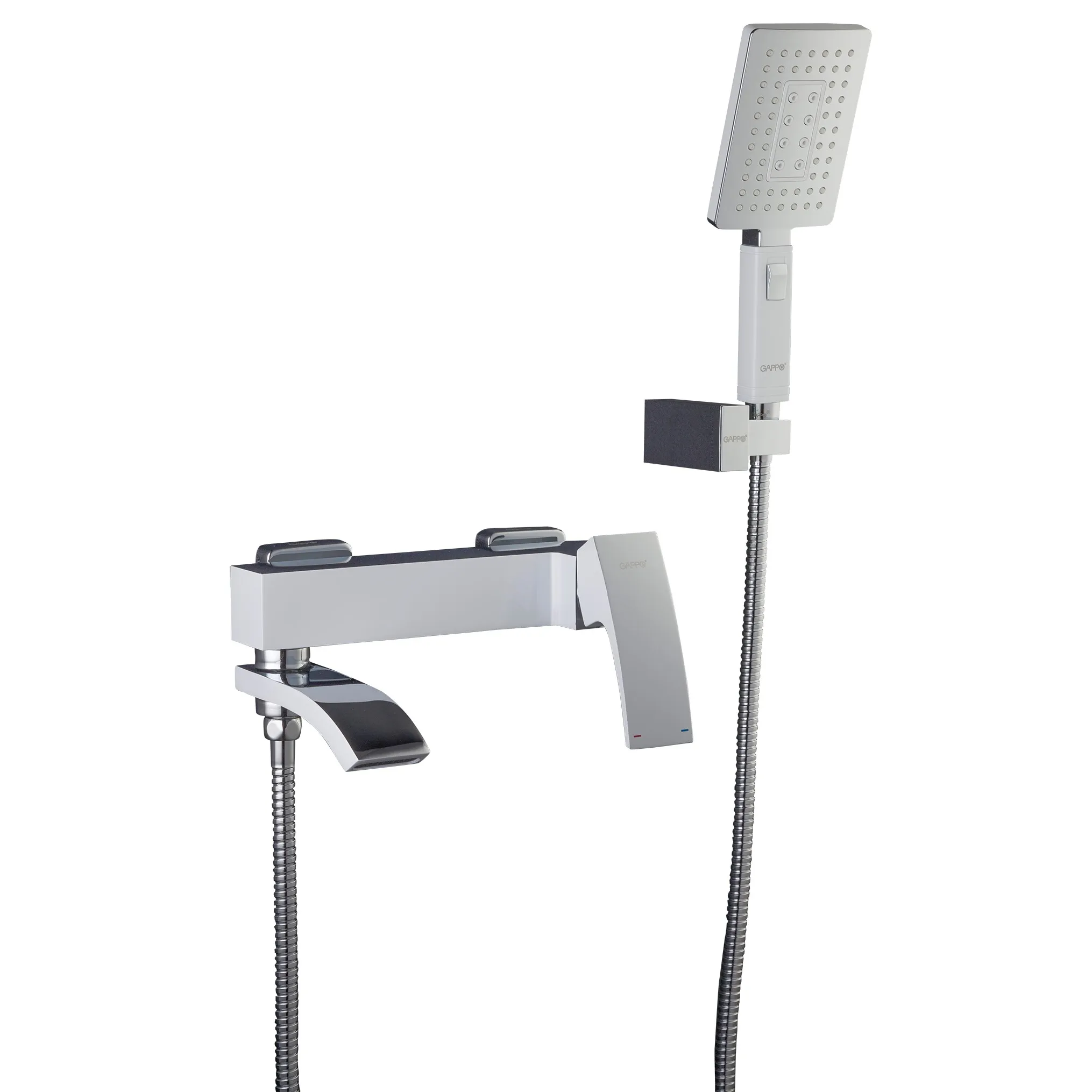 Смеситель для ванны GAPPO G3207-8, белый