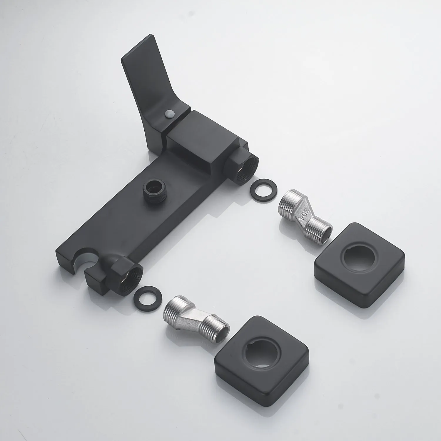 Гигиенический душ со смесителем Shevanik S4005H-1, черный