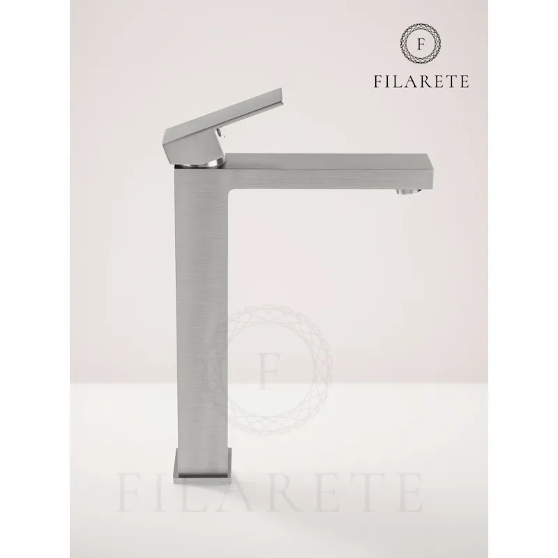 Смеситель для раковины высокий FILARETE Fing FL6040NK, никель