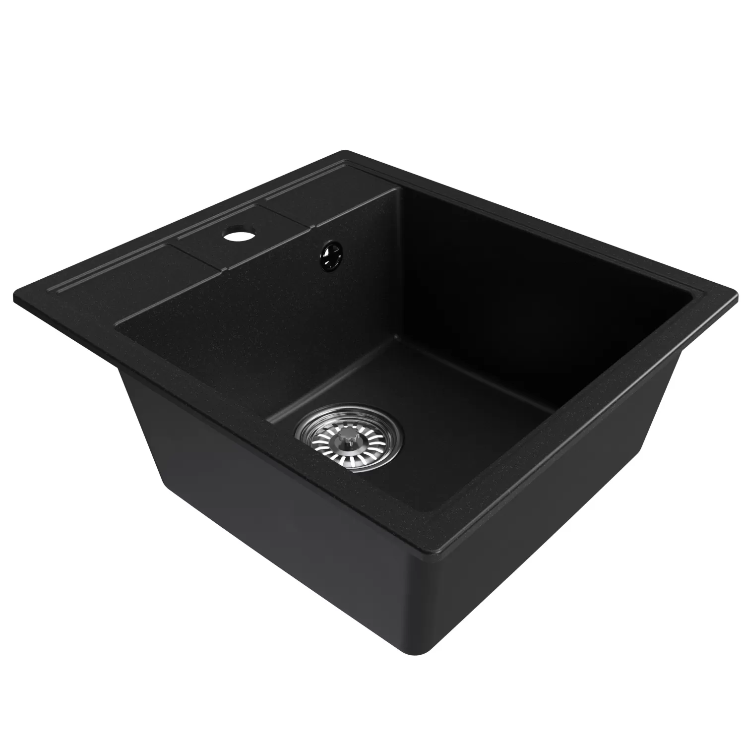 Мойка MIXLINE ML-GM28 ультра-черная (344)  450*500*190мм NEW (552185)
