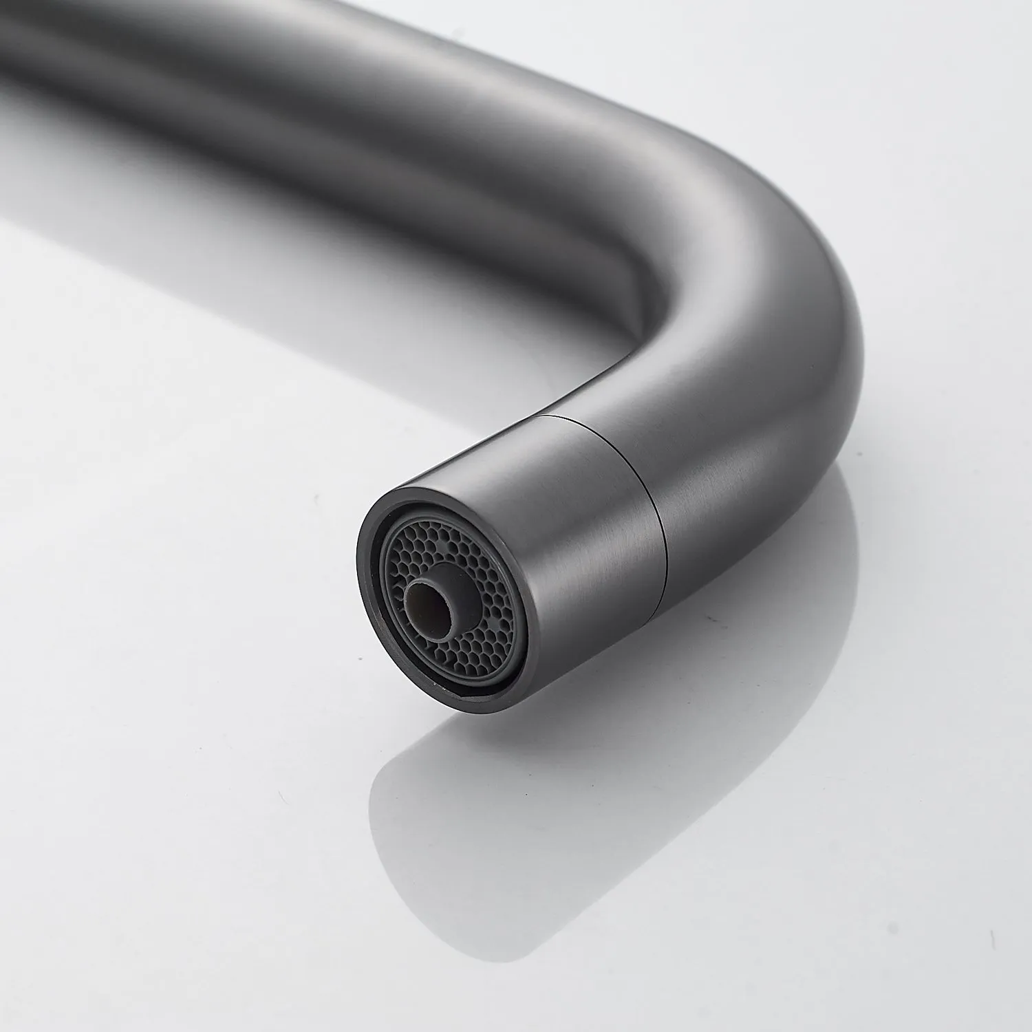 Смеситель для кухни с подключением фильтра воды Raffine F118T, оружейная сталь