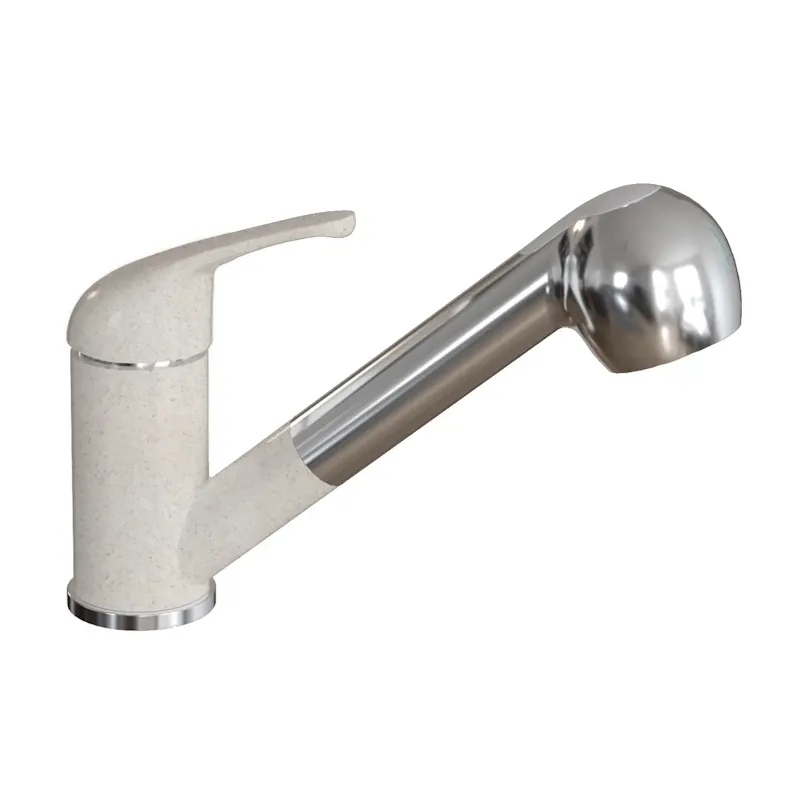 Смеситель для кухни с выдвижным изливом Dr. Gans Соната 319.04L.1223.408, серый