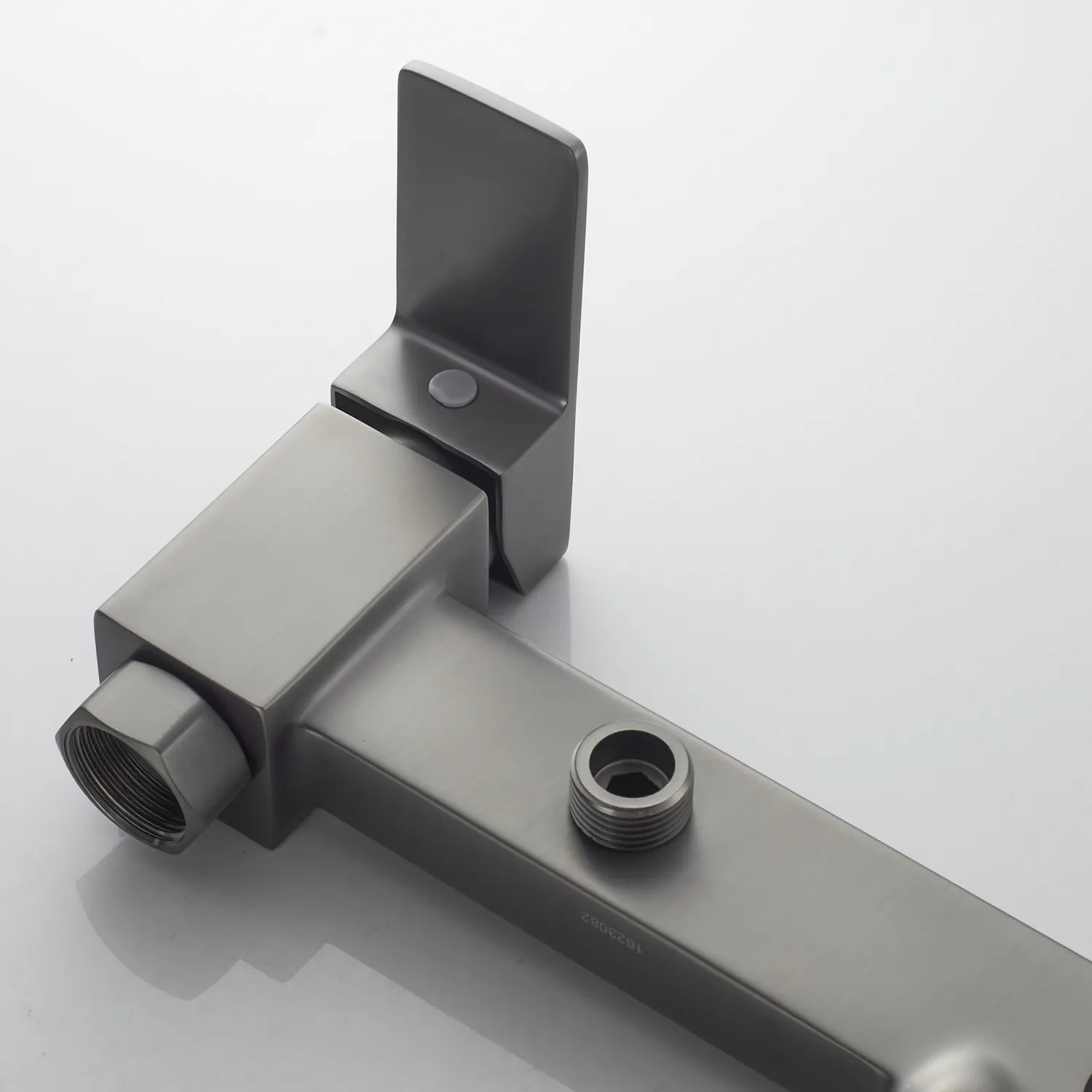 Гигиенический душ со смесителем Rose R2805T-1, оружейная сталь