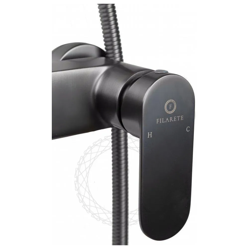 Душевая система FILARETE Retta FL2030BG, графит