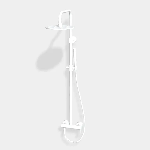 Душевая стойка Fima Carlo Frattini Shower column, белый матовый (F3805/2BS)