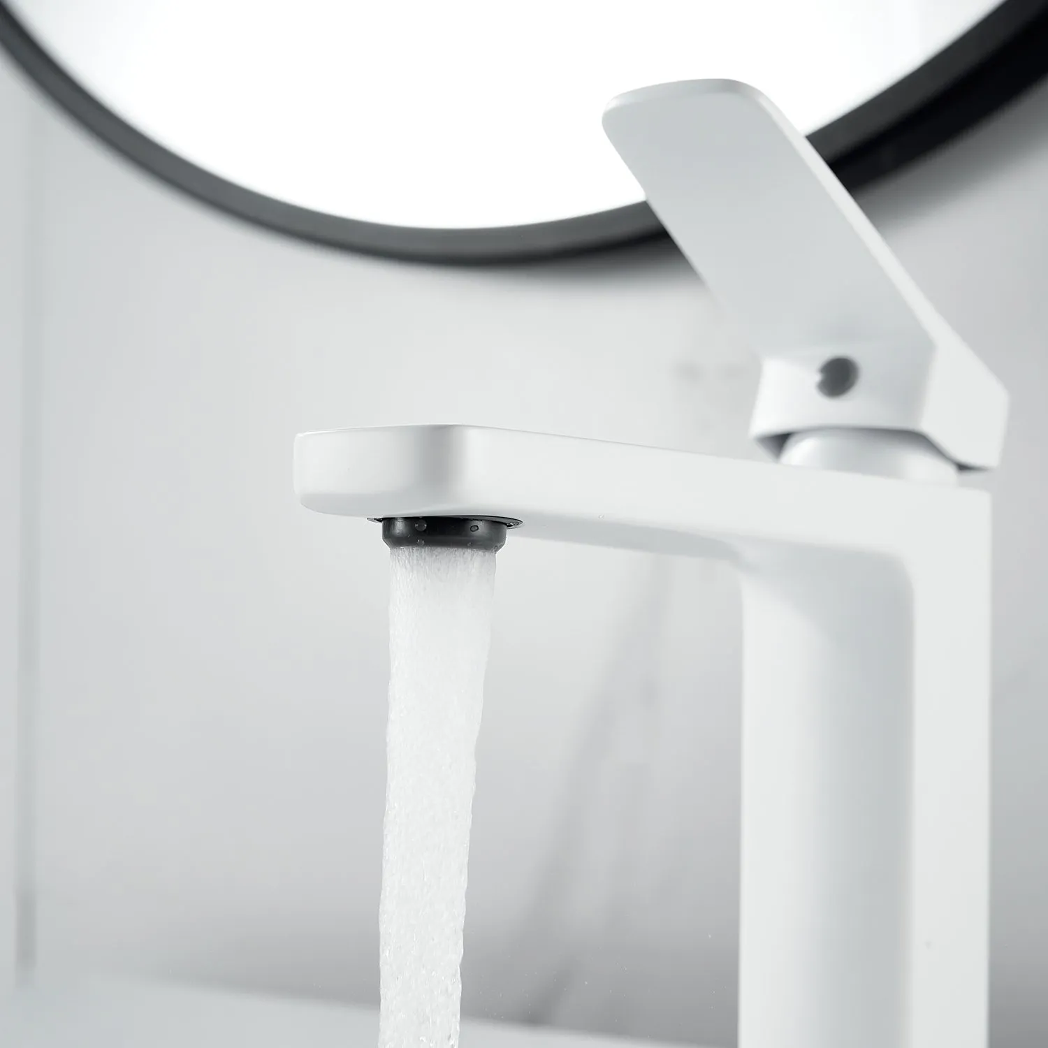 Смеситель для раковины Raffine F0199C, белый