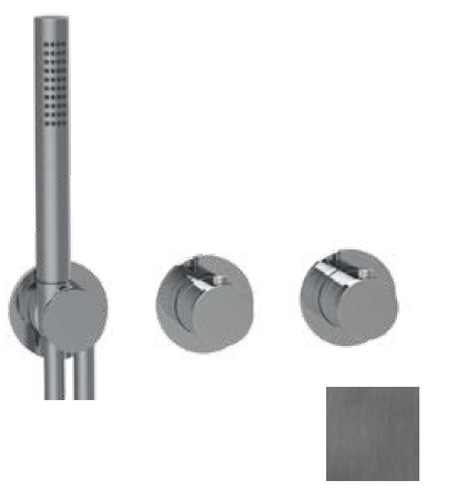 Смеситель для душа Almar Water Control Modular, на 2/3 потребителя, Gun Metal Brushed PVD (E180133.GM)