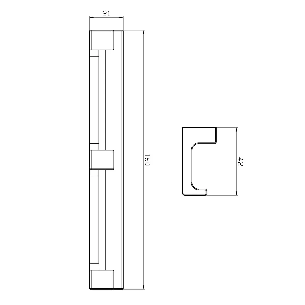Планка с крючками Rav Slezak NIL NLA0105ZRK, розовое золото брашированное
